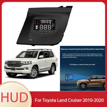 Oto Elektronik Aksesuarları Head Up Ekran HUD Araba Profesyonel Projektör Toyota Land Cruiser 2010-2017 İçin 2018 2019 2020