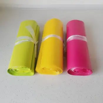 Plastik posta çantaları Zarf paket torbaları 100 adet/grup Yüksek kalite 25 * 35cm Güzel Renk Plastik Torba