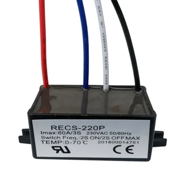 RECS-205P RECS-220P RECS-240P 30A 60A 120A Elektronik Santrifüj Anahtarı Akıllı Tek fazlı Motor Marş Anahtarları Parçaları