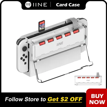 SATIR 5-İN-1 Oyun Kartları Switcher Oyun kart okuyucu Bir Düğme Anahtarı Oyunları Nintendo Anahtarı / OLED