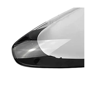 Sağ Ön Far Kabuk Lamba Gölge Şeffaf Lens Kılıf Kapak Porsche Cayenne 2015-2017 için Araba Başkanı İşık Konut