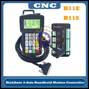 Sıcak RichAuto DSP b11 CNC denetleyici b11S b11E 3 eksenli el hareket kontrolörü gravür ve kesme için
