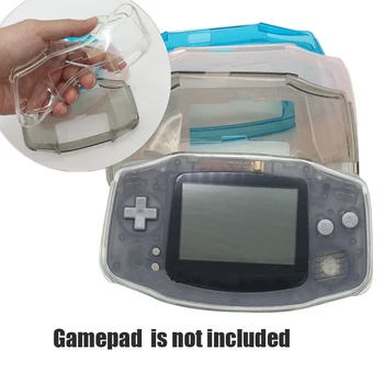 TPU şeffaf koruyucu kılıf kabuk için GBA Game Boy Advance Konsol Çantası