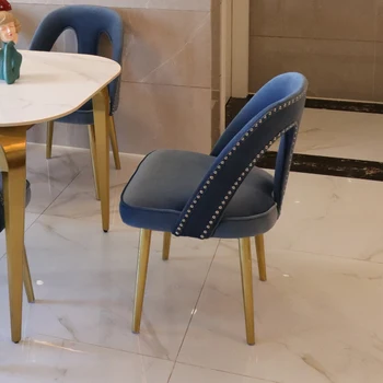 Tasarımcı Mutfak yemek sandalyeleri İskandinav Ofis Ergonomik yemek sandalyeleri Altın Düğün Olaylar Silla Comedor Ev Mobilyaları WSW15XP