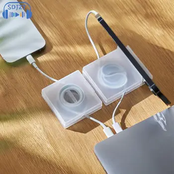 Taşınabilir Şeffaf kablo düzenleyici Kordon Yönetimi USB kablosu Sarıcı Şarj Tel Depolama Koruyucu