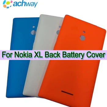 Test Yeni Nokia XL İçin arka Pil Kapağı Cam Arka Kapı Kılıfı Nokia XL İçin Konut Kapak Pil Kapağı Değiştirme