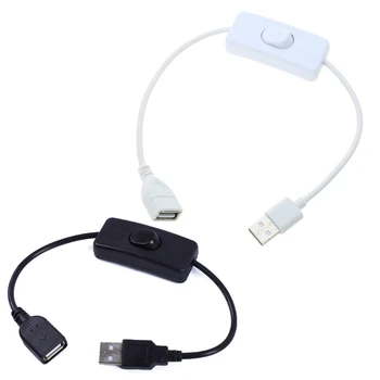 USB kablosu Erkek Kadın açık kapalı Kablo Uzatma Adaptörü için LED Lamba USB Fan 30cm / 11.8 in