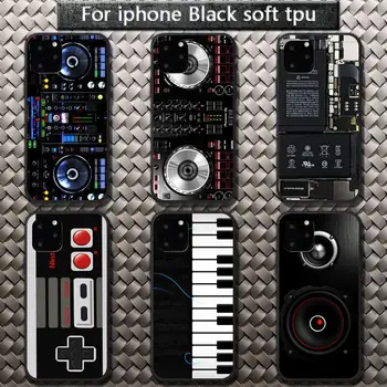 Vintage DJ Ses Bandı Oyun GamePad Hesap Makinesi Telefon Kılıfı için iPhone 8 7 6 6S Artı X 5S SE 2020 XR 11 12 Pro mini pro XS MAX