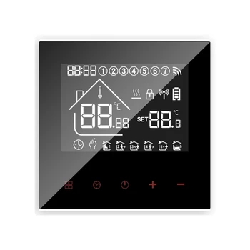 WiFi termostat elektrikli yerden ısıtma için akıllı yerden ısıtma kontrolörü Termostatlar Basit kurulum E65B