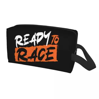 Yarışa hazır makyaj çantası Kadınlar için Motosiklet Binici Yarış Spor Makyaj kozmetik düzenleyici Bayanlar Güzellik Depolama Dopp Kiti Kutusu