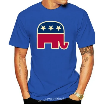 Yeni Moda Cumhuriyetçi Fil Siyasi Parti Sağ Kanat Muhafazakar erkek tişört Unisex Tee