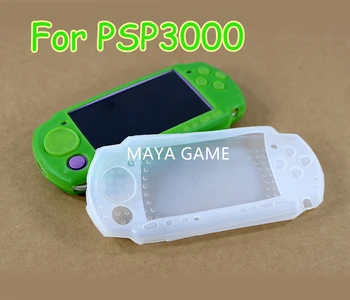 Yumuşak silikon Kauçuk deli kılıf Kapak Sony PSP 2000 3000 Oyun Kontrolörleri için Yumuşak Koruyucu Kılıf Kapak