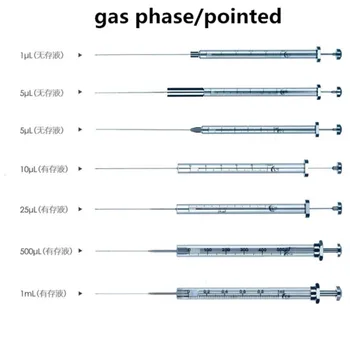 Yüksek Kaliteli 5ul Laboratuvar Mikro Örnekleyici Gaz Fazı Sivri Ucu Sıradan Mikrolitre Şırınga Pipet Laboratuvar tıbbi malzemeler