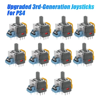 Yükseltilmiş 10 ADET Joystick PS4 Joystick Salonu Elektromanyetik Yüksek Hassasiyetli Ayarlanabilir Joystick Dayanıklı Kolay Kurulum