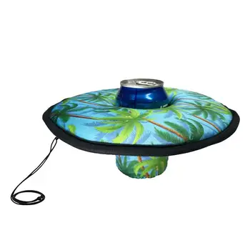Yüzen Coaster şişme havuz fincan altlığı Anti-Scratch Ve Anti-Şok Fincan Tutma Malzemeleri Yüzmek Şamandıra Yüzen Sandalye