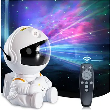 Yıldız Projektör Galaxy Gece Lambası Astronot Bulutsusu Galaxy gece lambası Uzay Yatak Odası Projektör Yıldızlı Bulutsusu Hediyeler Çocuklar Yetişkinler için
