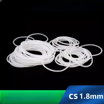 Özel Silikon O-ringler CS 1.8 mm VMQ Conta ısıya Dayanıklı Mekanik Ekipman Contaları Kırmızı Saydam Beyaz