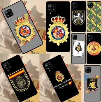 İspanya Ulusal Polis Logosu Telefon Kılıfı İçin Samsung Galaxy A14 A34 A54 A12 A22 A32 A52 A72 A51 A71 A33 A53 A73 A50