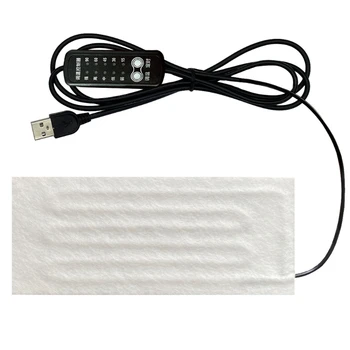 İsıtma pedi USB ısıtma teli Isıtma Mat 5V Elektrikli ısıtma Elemanı Filmi ısıtıcı ped Isınma için Ayak Isıtma Yelek Ceket